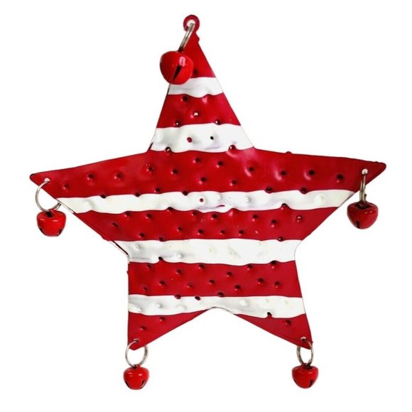 28 Christmas Ornaments Snow Theme & Bells Snowman Snowflakes Stars 28 pc lot - Picture 10 of 12